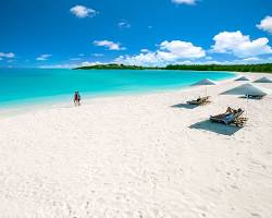 Freeport, Bahamas, with turquoise waters and white sand beaches