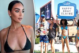 George Kittle’s wife Claire rocks bikini at star-studded Las Vegas birthday bash