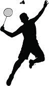 Bildergebnis für silhouette badminton