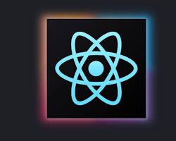 Image of React JavaScript framework logo