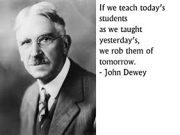 John Dewey Quote on Teaching and Learning by Ron Houtman, via ... via Relatably.com