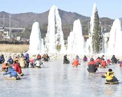 포천시 이동면 관광지 백운계곡 산정호수 평강랜드, AI로 생성