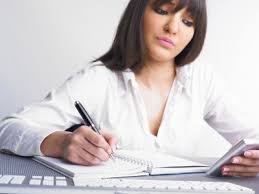 Image result for female paper writing