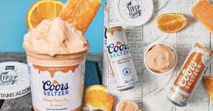 Coors Ice Cream: A Boozy Seltzer Orange Cream Treat - Let's Eat ...