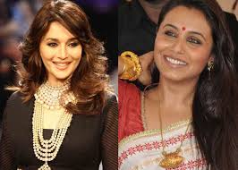 These actresses romanced father and son on-screen. Madhuri Dixit and Rani Mukherji have worked with both father and son in movies. - madhuri-rani