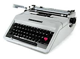 Resultat d'imatges de la maquina escribir