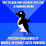 Getty Images Goes Copyright Trolling After A Meme Penguin | Techdirt via Relatably.com