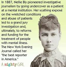 Elizabeth Jane Cochrane Seaman, aka/ Nellie Bly | History. Or ... via Relatably.com