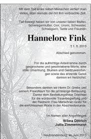 Hannelore Fink-Neubrandenburg, | Nordkurier Anzeigen - 006305432601
