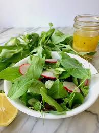 Spring Pea Shoot Salad with Lemon-Garlic Dressing | Flavorpalooza