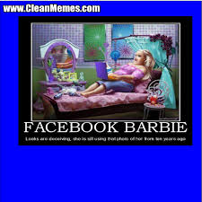 Facebook Barbie | Clean Memes – The Best The Most Online via Relatably.com