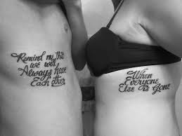 Pin by Brooke Paolino on Couple Tattoos | Pinterest | Matching ... via Relatably.com