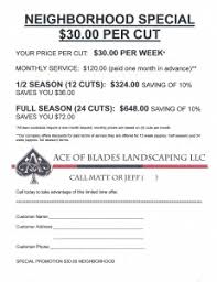 Free lawn mowing flyer and bid sheet. | Lawn Care Business ... via Relatably.com