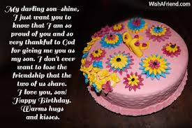 Birthday Wishes For Son via Relatably.com