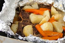 Baked Chuck Steak and Potatoes in Foil - Classic-Recipes