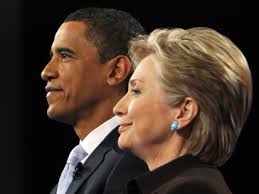 Image result for obama and hillary