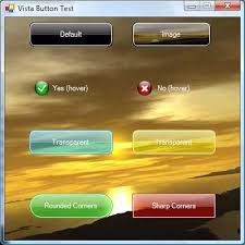 Image result for glass button in c#