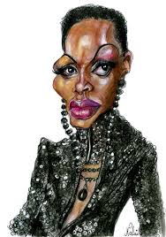 Grace Jones, de son vrai nom Grace Mendoza, née le 19 mai 1948 à Spanish Town en Jamaïque est manequin, actrice et chanteuse. Muse d&#39;Andy Warhol et surtout ... - graces-jones
