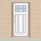 How to measure an exterior door