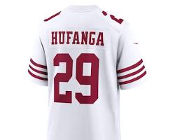 Image of Talanoa Hufanga game San Francisco 49ers jersey