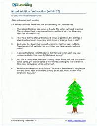 Math Word Problem Worksheets | K5 Learning