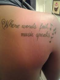tattoos on Pinterest | Music Tattoos, Cat Tattoos and Music Notes via Relatably.com