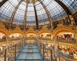 Image of Galeries Lafayette department store in Paris