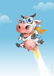 Image result for pigs, hogs, cows to fly cartoons