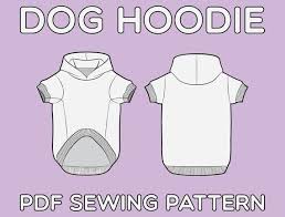 Dog Hoodie PDF Sewing Pattern Sizes XS / S / M / L / XL / 2XL - Etsy