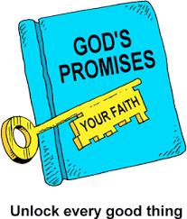 Image result for clip art showing standing on the promises of god