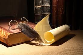 Image result for books and quill