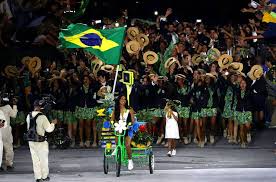 Resultado de imagem para abertura dos jogos olimpicos no brasil