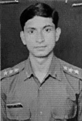 Major Rajesh Singh Adhikari of Mechanised Infantry (presently with Grenadiers) who made supreme sacrifice fighting intruders in ... - p050799n