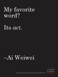 lou sagar — Ai Weiwei: Quote Poster: via Relatably.com