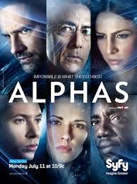 Clockwise starting from top left: Cameron, Rosen, Rachel, Bill, Nina, Gary. &quot;There are six billion people on planet Earth, ordinary folks like you and me, ... - Alphas-syfy-poster-01-550x733_5679