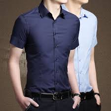 Image result for men short sleeve formal shirt