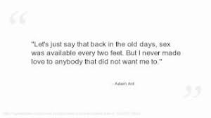 All comments on Adam Ant Quotes - YouTube via Relatably.com