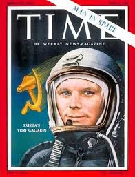 Yuri Gagarin pictured on the cover of TIME Magazine, 21 April 1961. - yuri-gagarintimecover