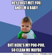 Hey I Just Met you, And i&#39;M a baby... - Success Kid Meme Generator ... via Relatably.com