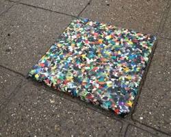 Image of Tiles made from recycled materials