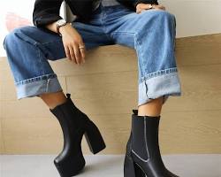 Image of Chunky platform boots trend