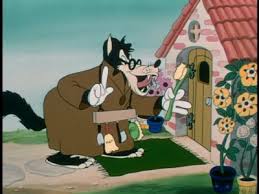 Image result for images of the cartoon the three little pigs