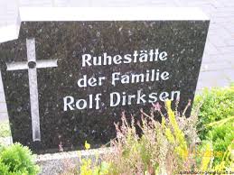 Grab von Rolf Dirksen (-), Friedhof Walle