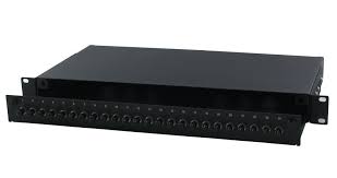 Image result for FIBRE OPTIC PATCH PANEL 1U 24 PORT ST MULTIMODE ADAPTERS