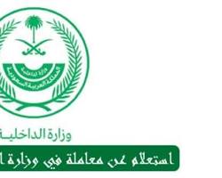صورة تبويب الخدمات الإلكترونية على موقع وزارة الداخلية السعودية