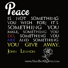 John Lennon Peace Quotes. QuotesGram via Relatably.com