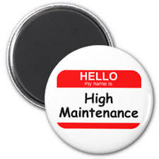 Image result for high maintenance