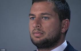 Edward Hunter is the first to be shown the door by Lord Sugar as the new series of The Apprentice kicks off - article-1385660-0BFBE3EC00000578-533_634x400