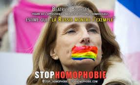 Le 4 juillet dernier, Béatrice Bourges, égérie du mouvement anti-mariage gay, tenait un discours qui fait aujourd&#39;hui polémique. - Beatrice-Bourges-figure-de-l-opposition-au-mariage-des-couples-homosexuels-estime-que-la-Russie-montre-lexemple