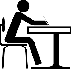 Image result for head on desk silhouette